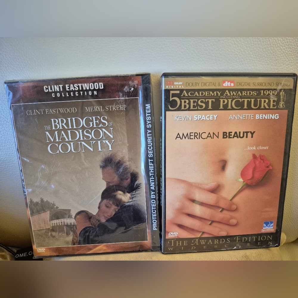 DVD's- The Bridges of Madison County - NWT & American Beauty